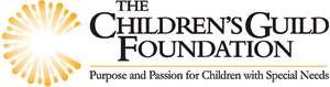 The Childrens Guild Foundation logo with a yellow sunburst graphic and the tagline: Purpose and Passion for Children with Special Needs.